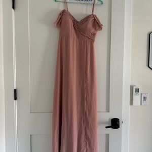 Birdy Grey Blush Pink Bridesmaid Dress